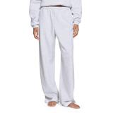 Cotton Blend Fleece Straight Leg Sweatpants