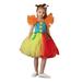 Rovga Toddler Girls Fly Sleeve Tulle Pageant Gown Party Evening Dress Wedding Dress For Children Clothes Fashion 8-10 Years