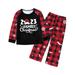 Baberdicy Family Christmas Pajamas Matching Sets Family Christmas Pajamas Matching Sets Christmas Matching Pajamas Adult Kids Holiday Home Christmas Family Pajamas Sets Christmas Pajamas