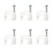 100 PCS Cable Wire Clips Cable Grip Cable Clamp Cord Clips for Desk Cord Management Clips Wire Clamp