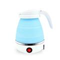 Foldable Portable Kettle Travel Kettle - Upgraded Food Grade Silicone 5 Minute Heater Quick Folding Electric Kettle 600ML
