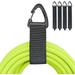 Extension Cord Holder Organizer(4 Pcs L) Extension Cord Hanger for Garage Organization and Storage 16-Inch Heavy Duty Storage Strap for Extension Cord within 100ft with Triangle Buckle for Hanging