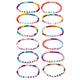 Random 12 Pcs Taylor Inspired Bracelets Set Friendship Bracelets for Women Girls Eras Tour Anti Hero 1989 Lover Reputation Outfits Jewelry for Swiftie Fans