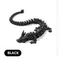 3D Printed Crystal Dragon Gem Dragon 3D Articulated Dragon Toys Rotatable and Dragon Chinese Flexible Realistic Ornament