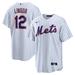 Men's Nike Francisco Lindor White New York Mets Home Replica Player Jersey