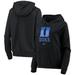 Women's Nike Black Duke Blue Devils Varsity Fleece Tri-Blend Raglan Pullover Hoodie