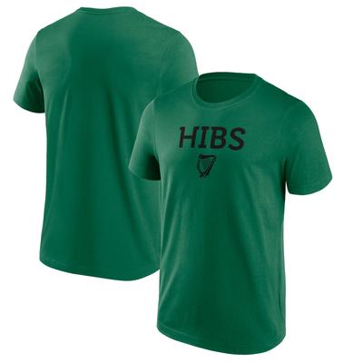 Hibernian Wordmark Grafik-T-Shirt – Kelly Green – Herren Image