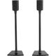 QCAI Speaker Stands for Roku Wireless Speakers - Fixed Height Speaker Stands Pair Designed Exclusively for Roku Soundbar & Speaker System - Includes Carpet Spikes & Rubber Pads