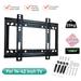 Slim LCD LED Plasma Flat TV Wall Mount Bracket Flat Lcd Led Plasma Tv Wall Mount Bracket Ultra Slim Fixed TV Mount Tilt Bracket for Flat Screens Fits 14 - 42 TVs