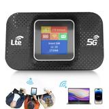 4G LTE Modem Wireless Router SIM Card Slot Wireless Portable Router Mini Hotspot 150Mbps Mobile Broadband WIFI Router (Black)