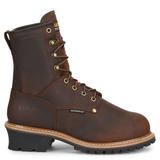 Carolina Elm 8" Insulated Steel Toe Logger - Mens 9 Brown Boot D