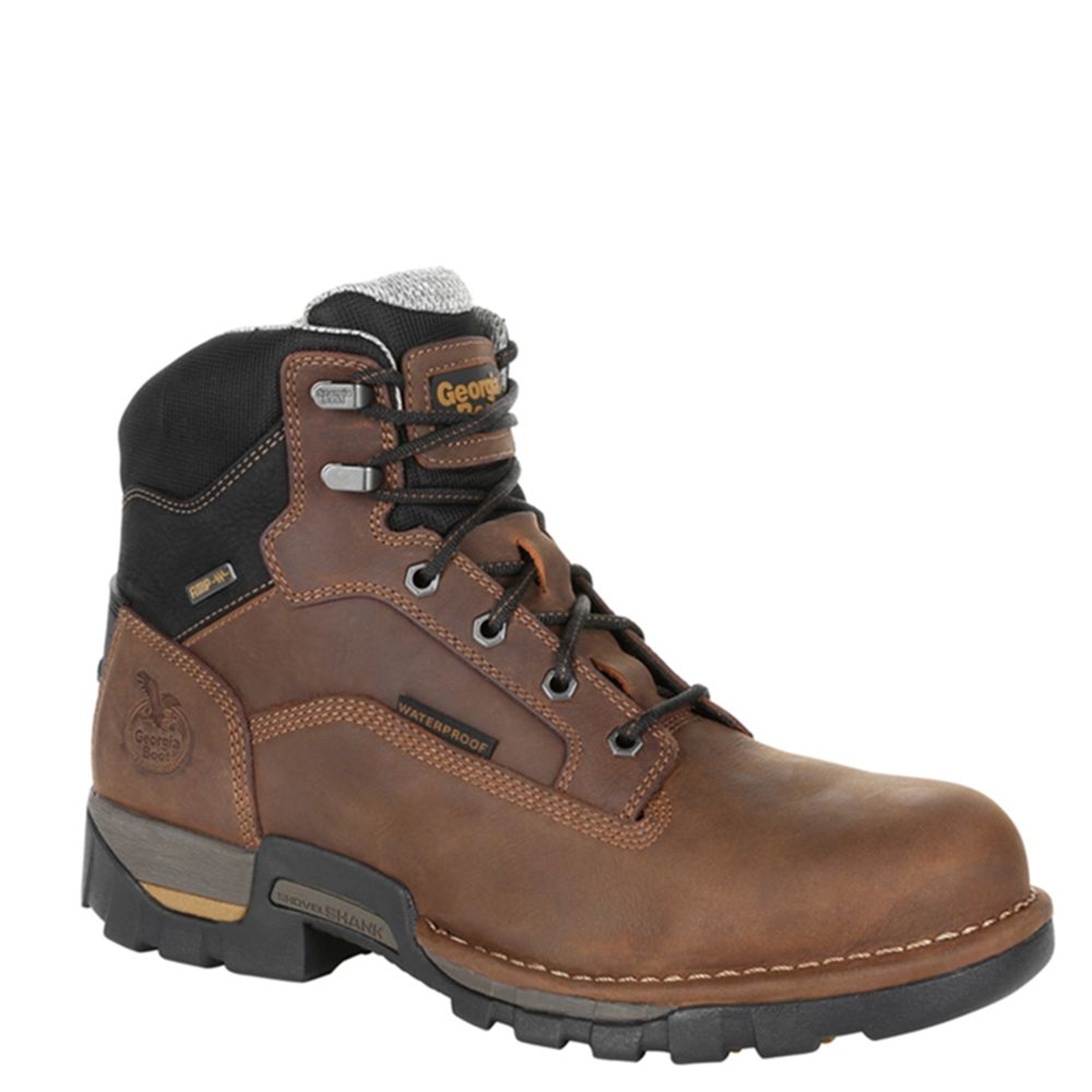 Georgia Boot Eagle One 6" Steel Toe WP - Mens 12 Brown Boot Medium
