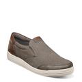 Nunn Bush Kore City Walk Canvas Moc Toe Slip-On - Mens 10 Grey Slip On Medium