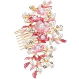 Hair Plug Bridal Side Comb Pearls Rhinestone Bobby Pins Girl Crystal for Women Combs Bridesmaid Women s