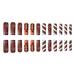 TINYSOME Christmas False Nails Christmas Press On Nails Almond Square False Nail Tips