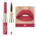 FSTDelivery 2 IN 1 Lip Liner & Liquid Lipstick Red Lip Liner And Lipstick Lip Stain Crayon Gift For Women Long Lasting 24 Hour Matte Color Stay Lipstick Gloss With Lip 5ml Holiday Gifts for Women
