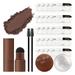 Eyebrow Stamp Stencil Kit Eyebrow Stamping Kit Including Eyebrow Stamp Styling Wax Stencils and Brushes Brows Stamp Kit