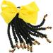 Ponytail Beads and Dreadlocks Wigs Women s Bow Tie Chemical Fiber Hair Accessories for Girls Home Gift