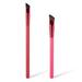 2 PCS Eyebrow Brush Angled Eyebrow Brush Concealer Contour Brush Eyeliner Makeup Brush Ultra Thin Eyebrow Brush Makeup Tool Brow Brushes for Eyebrows 2 Sizes Red