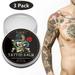 Tattoo Balm - Natural Tattoo Aftercare Cream 1 oz Heals & Hydrates New Tattoos and Rejuvenates Older Tattoos Petroleum Free - 1/2/3 Pack