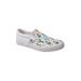Women's Piper Ii Slip On Sneaker by LAMO in White Green (Size 5 M)