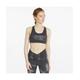 Puma Womens Mid 4Keeps Graphic Training Bra - Black - Size Large