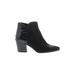 Aldo Ankle Boots: Black Print Shoes - Women's Size 8 1/2 - Almond Toe