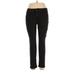 Levi's Jeggings - Mid/Reg Rise Skinny Leg Boyfriend: Black Bottoms - Women's Size 14 - Black Wash