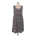 ASOS Casual Dress - A-Line: Black Paisley Dresses - Women's Size 18