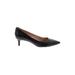 Sam Edelman Heels: Slip On Kitten Heel Classic Black Solid Shoes - Women's Size 10 1/2 - Pointed Toe