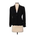 Ann Taylor LOFT Jacket: Short Black Jackets & Outerwear - Women's Size 0 Petite