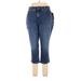 Lee Jeans - High Rise: Blue Bottoms - Women's Size 16