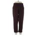 Calvin Klein Active Pants - High Rise: Brown Activewear - Women's Size Large