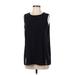 Athleta Active Tank Top: Black Print Activewear - Women's Size Small