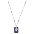 ChloBo Triple Bobble Chain Sodalite Star Necklace - Silver