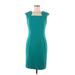 Calvin Klein Casual Dress: Teal Dresses - Women's Size 6