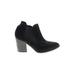 Sigerson Morrison Ankle Boots: Black Solid Shoes - Women's Size 8 - Almond Toe