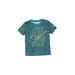 Nike Short Sleeve T-Shirt: Teal Tops - Kids Girl's Size 7