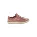 New Balance Sneakers: Pink Print Shoes - Women's Size 8 - Round Toe