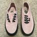 Vans Shoes | Light Pink Vans No Laces | Color: Black/Pink | Size: 5.5