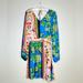 Anthropologie Dresses | Anthropologie Laia Brand Floral Dress, Feminine, A - Line, Cottage Core | Color: Blue/Pink | Size: S