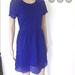 Free People Dresses | Free People Short Sleeve Dress Size 8 | Color: Blue | Size: 8