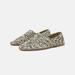 Zara Shoes | Nwt Zara Fabric Moroccan Babouches Weaved Flat | Color: Gray/Silver | Size: Various