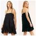 Free People Dresses | Free People Shailee Slip Mini Dress Black Crochet Lace Size M | Color: Black | Size: M