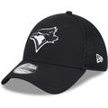 Men's New Era Toronto Blue Jays Evergreen Black & White Neo 39THIRTY Flex Hat