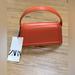 Zara Bags | Nwt- Zara Mini Bag Includes Adjustable Strap For Crossbody | Color: Orange | Size: Os
