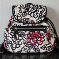 Coach Bags | Coach Poppy Daisy Floral Graffiti Backpack | Color: Black/White | Size: Os