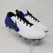 Nike Shoes | Nike Soccer Cleats Mens 6.5 Tiempo Legend 8 Elite Fg White Metallic Blue Logo | Color: Blue | Size: 6.5