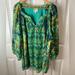 Anthropologie Tops | Fig And Flower Anthropologie Blue/Green Boho Peacock Flowy Top Sz 3x | Color: Blue/Green | Size: 3x