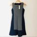 J. Crew Dresses | Nwt J. Crew Color Block Sleeveless Dress Size 00 | Color: Blue/Gray | Size: 00